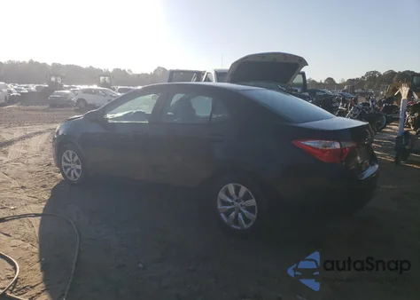 2015 Toyota Corolla L z USA, uszkodzony, nr VIN 2T1BURHE5FC235185